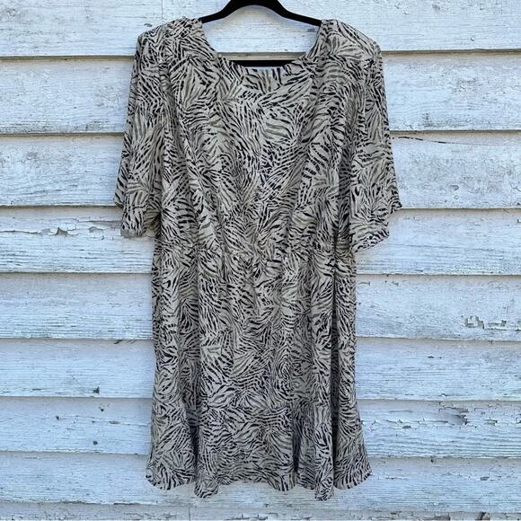 Eloquii Zebra print dress in excellent condition size 22 - Picture 5 of 5